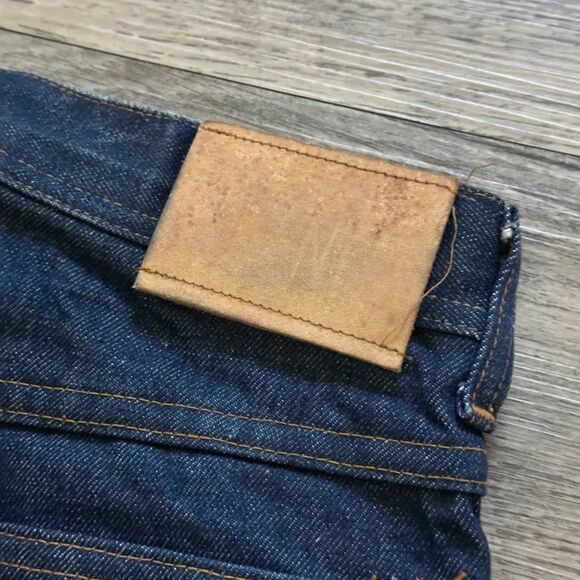 Vintage 70s Tuff Nut Dark Wash Denim Jeans Size 32X31 - Picture 4 of 10